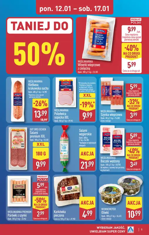Aldi - gazetka promocyjna Pełny katalog! od poniedziałku 12.01 do soboty 17.01 - strona 5