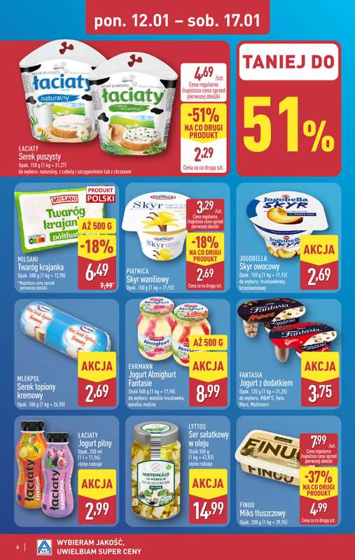 Aldi - gazetka promocyjna Pełny katalog! od poniedziałku 12.01 do soboty 17.01 - strona 6