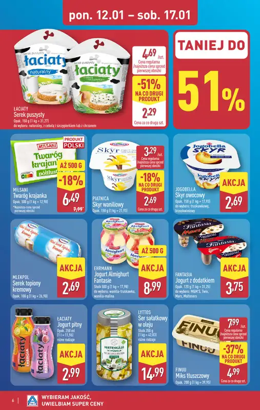 Aldi - gazetka promocyjna Pełny katalog! od poniedziałku 12.01 do soboty 17.01 - strona 6