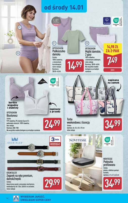 Aldi - gazetka promocyjna Pełny katalog! od poniedziałku 12.01 do soboty 17.01 - strona 16
