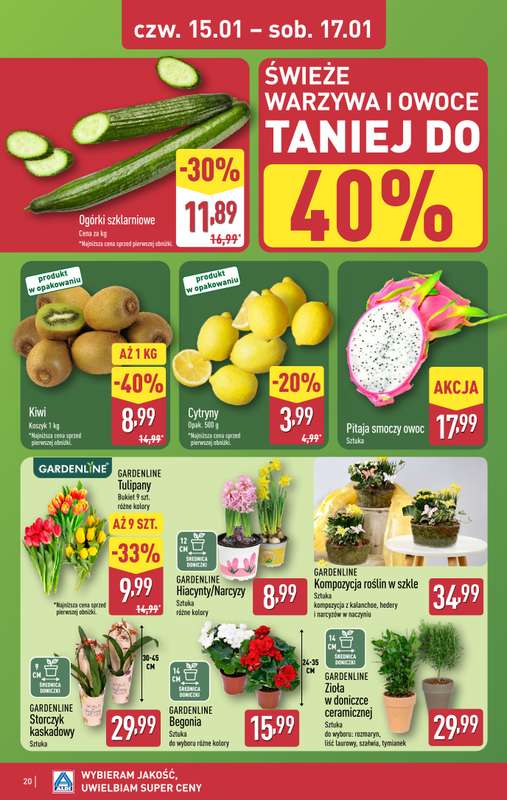 Aldi - gazetka promocyjna Pełny katalog! od poniedziałku 12.01 do soboty 17.01 - strona 20