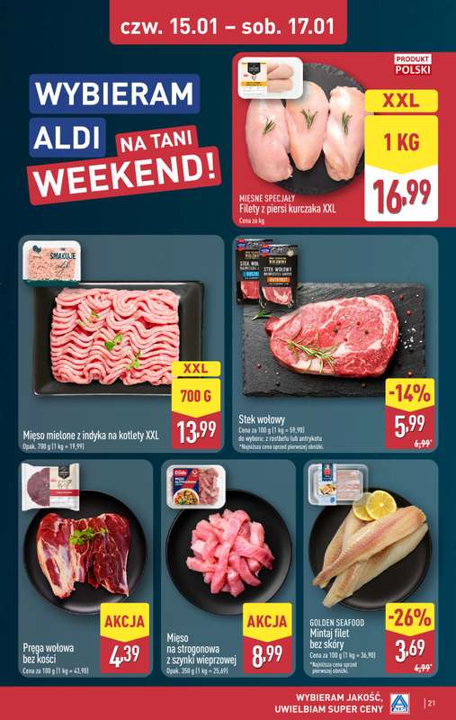 Aldi - gazetka promocyjna Pełny katalog! od poniedziałku 12.01 do soboty 17.01 - strona 21