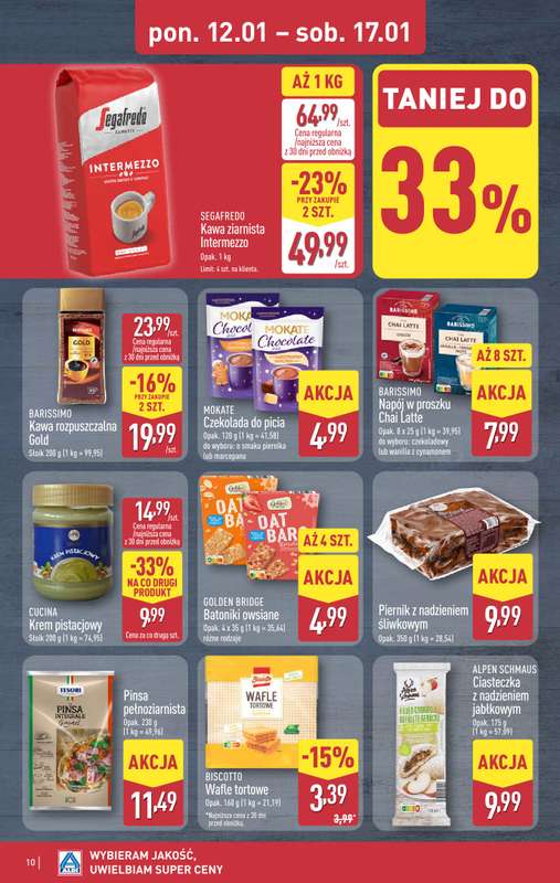 Aldi - gazetka promocyjna Pełny katalog! od poniedziałku 12.01 do soboty 17.01 - strona 10