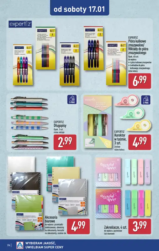 Aldi - gazetka promocyjna Pełny katalog! od poniedziałku 12.01 do soboty 17.01 - strona 26