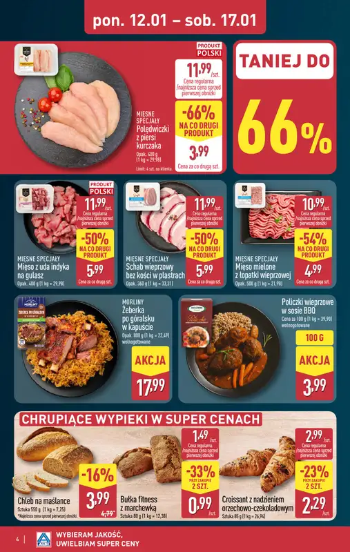 Aldi - gazetka promocyjna Pełny katalog! od poniedziałku 12.01 do soboty 17.01 - strona 4