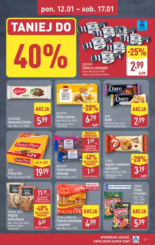 Aldi - gazetka promocyjna Pełny katalog! od poniedziałku 12.01 do soboty 17.01 - strona 11