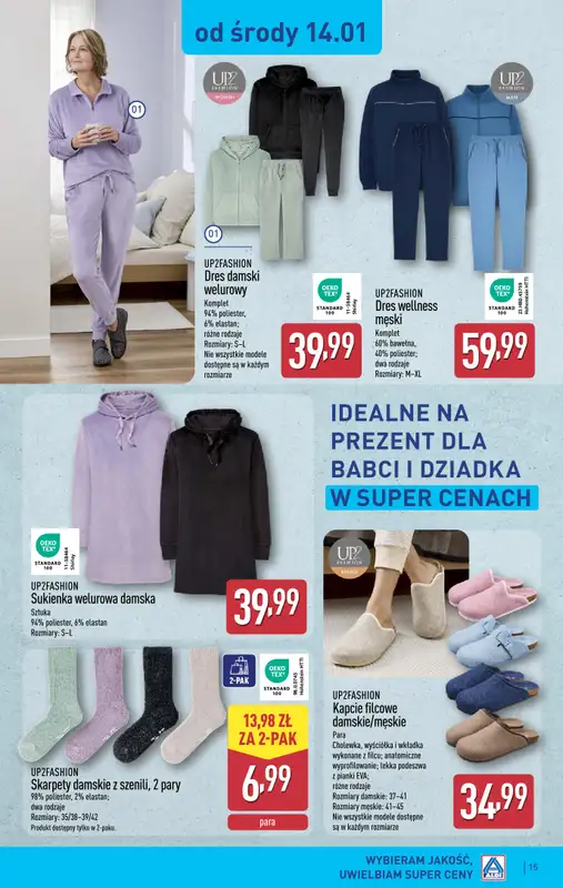 Aldi - gazetka promocyjna Pełny katalog! od poniedziałku 12.01 do soboty 17.01 - strona 15