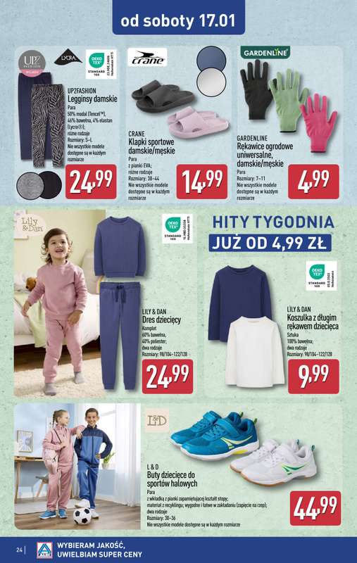 Aldi - gazetka promocyjna Pełny katalog! od poniedziałku 12.01 do soboty 17.01 - strona 24