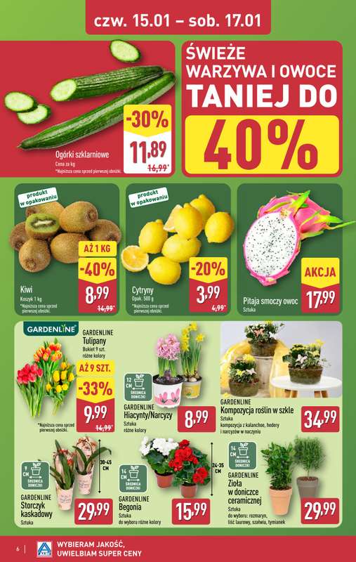 Aldi - gazetka promocyjna Weekend super cen w Aldi! od czwartku 15.01 do soboty 17.01 - strona 6