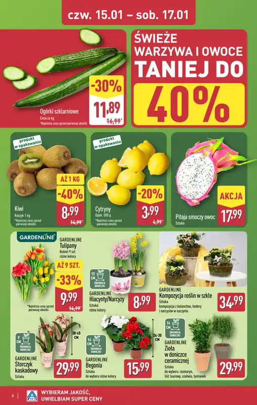 Aldi - gazetka promocyjna Weekend super cen w Aldi! od czwartku 15.01 do soboty 17.01 - strona 6