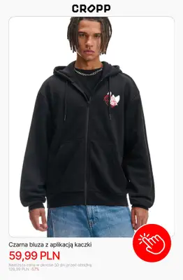 Cropp - gazetka promocyjna Bluzy męskie w supercenach od soboty 10.01  - strona 8