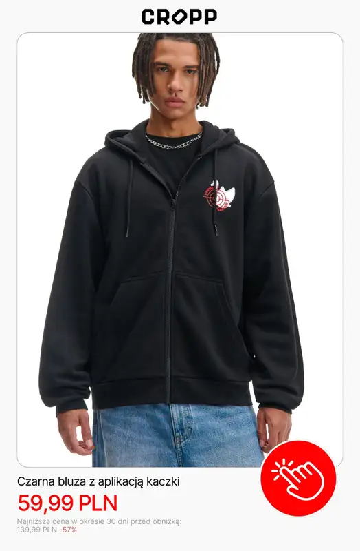 Cropp - gazetka promocyjna Bluzy męskie w supercenach od soboty 10.01  - strona 8