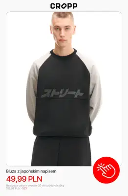 Cropp - gazetka promocyjna Bluzy męskie w supercenach od soboty 10.01  - strona 6