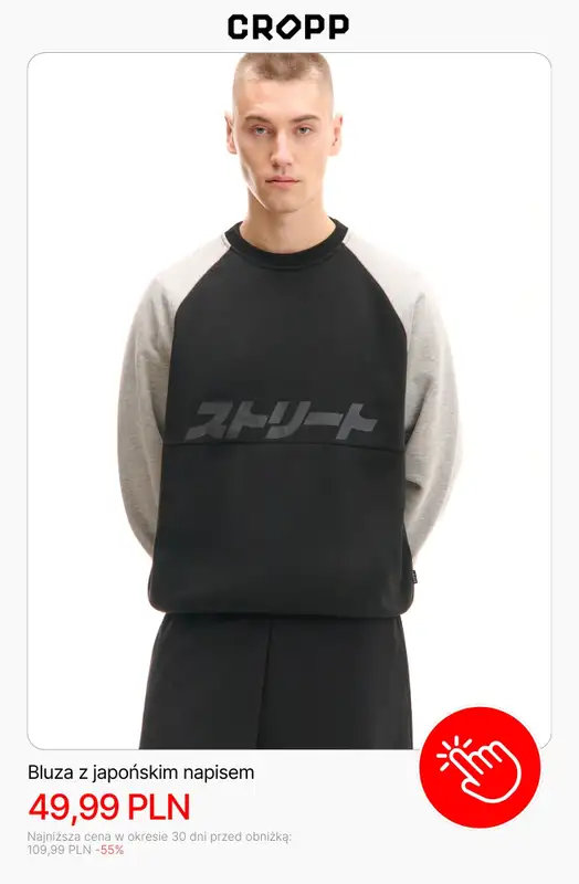 Cropp - gazetka promocyjna Bluzy męskie w supercenach od soboty 10.01  - strona 6