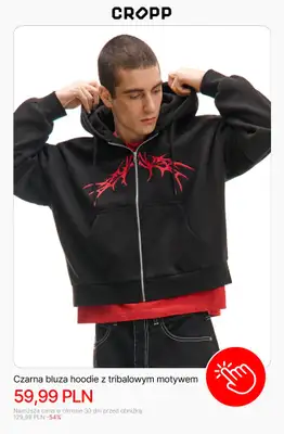 Cropp - gazetka promocyjna Bluzy męskie w supercenach od soboty 10.01  - strona 5