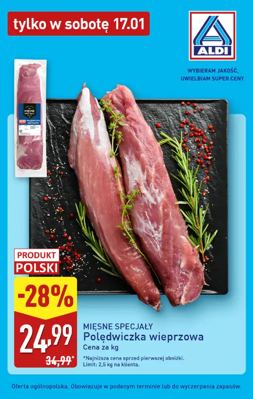 Aldi - gazetka promocyjna Najlepsze oferty na sobotę w Aldi! od soboty 17.01 do soboty 17.01 - strona 3
