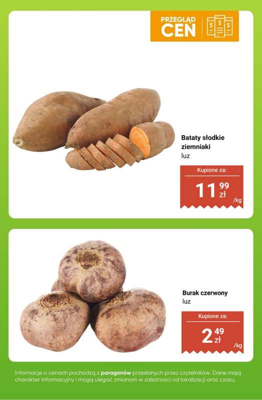 Biedronka - gazetka promocyjna Owoce i warzywa  - przegląd cen od poniedziałku 12.01 do soboty 17.01 - strona 7