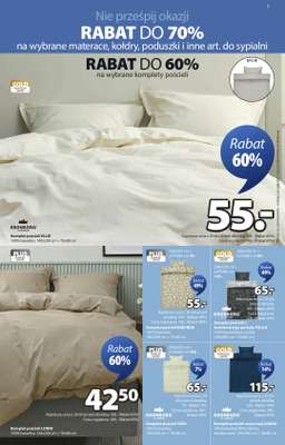 Jysk - gazetka promocyjna Wyprzedaż, Rabat do 70% od środy 14.01 do wtorku 27.01 - strona 5