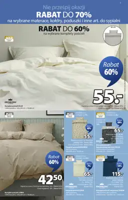 Jysk - gazetka promocyjna Wyprzedaż, Rabat do 70% od środy 14.01 do wtorku 27.01 - strona 5