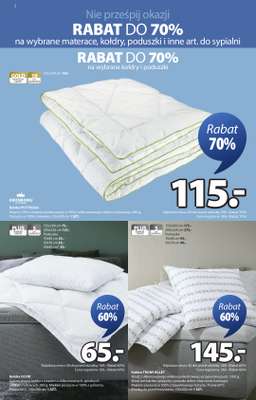 Jysk - gazetka promocyjna Wyprzedaż, Rabat do 70% od środy 14.01 do wtorku 27.01 - strona 2