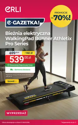 ERLI - gazetka promocyjna ZADBAJ O SIEBIE - tanio i zdrowo z ERLI! od poniedziałku 12.01 do niedzieli 18.01