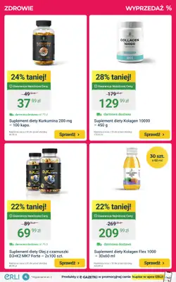 ERLI - gazetka promocyjna ZADBAJ O SIEBIE - tanio i zdrowo z ERLI! od poniedziałku 12.01 do niedzieli 18.01 - strona 4