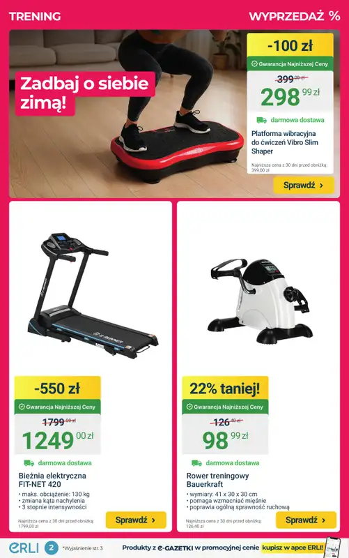 ERLI - gazetka promocyjna ZADBAJ O SIEBIE - tanio i zdrowo z ERLI! od poniedziałku 12.01 do niedzieli 18.01 - strona 2