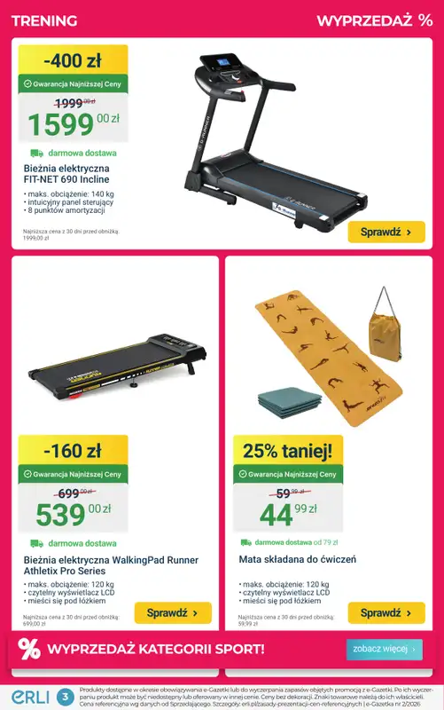 ERLI - gazetka promocyjna ZADBAJ O SIEBIE - tanio i zdrowo z ERLI! od poniedziałku 12.01 do niedzieli 18.01 - strona 3