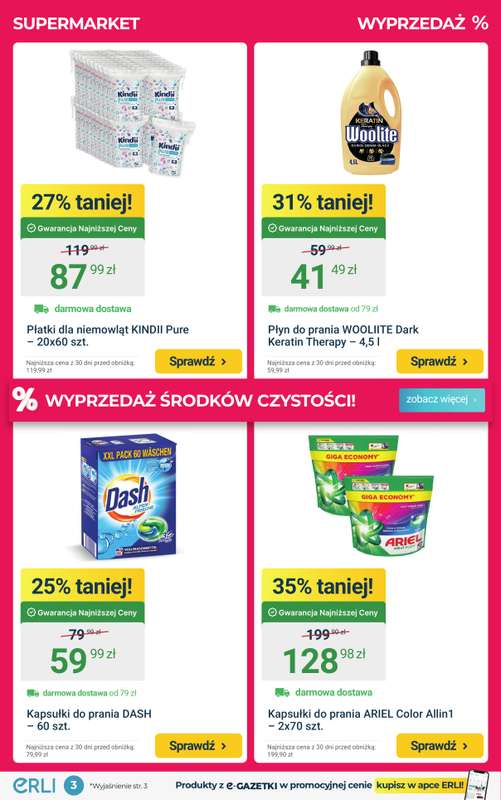 ERLI - gazetka promocyjna HIT DNIA - codzienne zakupy taniej! od poniedziałku 12.01 do niedzieli 18.01 - strona 3