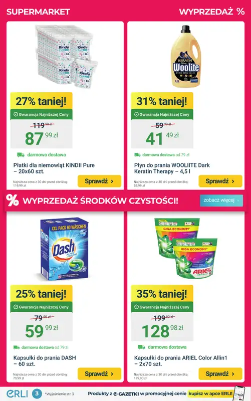 ERLI - gazetka promocyjna HIT DNIA - codzienne zakupy taniej! od poniedziałku 12.01 do niedzieli 18.01 - strona 3