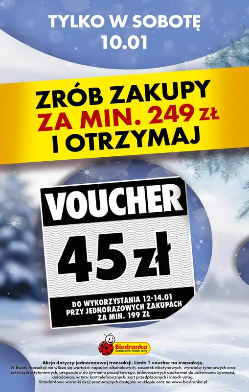 Biedronka - gazetka promocyjna Najtańsza sobota od soboty 10.01 do soboty 10.01 - strona 4