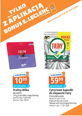 Leclerc - gazetka promocyjna Oferta E.Leclerc I Bonus skanujesz, kasę zyskujesz od wtorku 13.01 do niedzieli 25.01 - strona 15