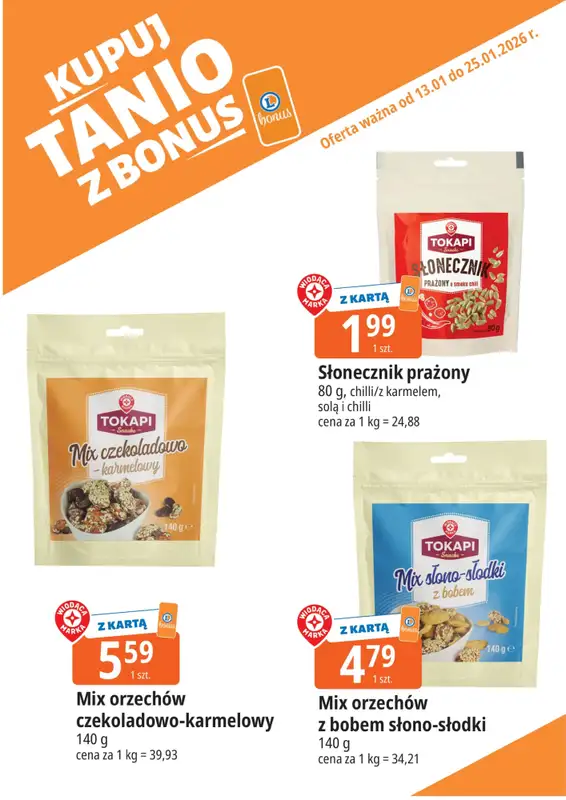 Leclerc - gazetka promocyjna Oferta E.Leclerc I Bonus skanujesz, kasę zyskujesz od wtorku 13.01 do niedzieli 25.01 - strona 11