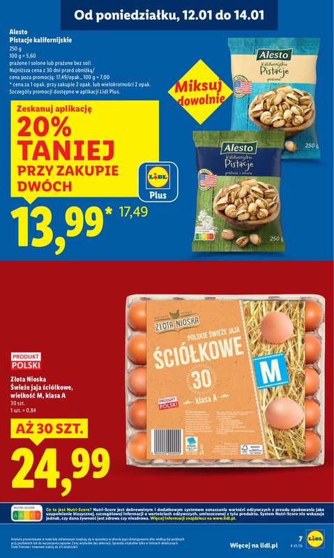 Lidl - gazetka promocyjna Oferta od poniedziałku od poniedziałku 12.01 do środy 14.01 - strona 7