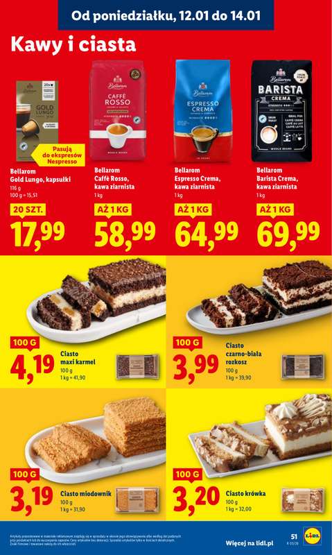 Lidl - gazetka promocyjna Oferta od poniedziałku od poniedziałku 12.01 do środy 14.01 - strona 51