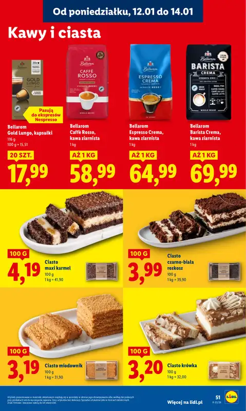 Lidl - gazetka promocyjna Oferta od poniedziałku od poniedziałku 12.01 do środy 14.01 - strona 51