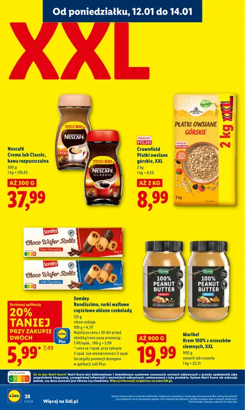 Lidl - gazetka promocyjna Oferta od poniedziałku od poniedziałku 12.01 do środy 14.01 - strona 28