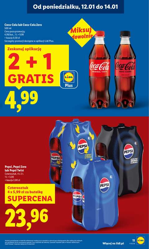 Lidl - gazetka promocyjna Oferta od poniedziałku od poniedziałku 12.01 do środy 14.01 - strona 11