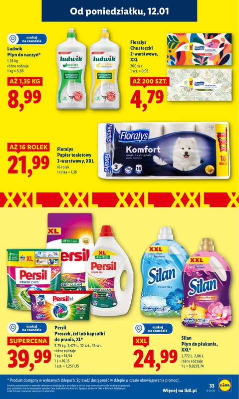 Lidl - gazetka promocyjna Oferta od poniedziałku od poniedziałku 12.01 do środy 14.01 - strona 33