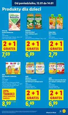 Lidl - gazetka promocyjna Oferta od poniedziałku od poniedziałku 12.01 do środy 14.01 - strona 59