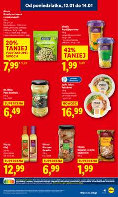 Lidl - gazetka promocyjna Oferta od poniedziałku od poniedziałku 12.01 do środy 14.01 - strona 47
