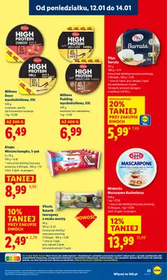 Lidl - gazetka promocyjna Oferta od poniedziałku od poniedziałku 12.01 do środy 14.01 - strona 25