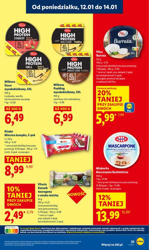 Lidl - gazetka promocyjna Oferta od poniedziałku od poniedziałku 12.01 do środy 14.01 - strona 25