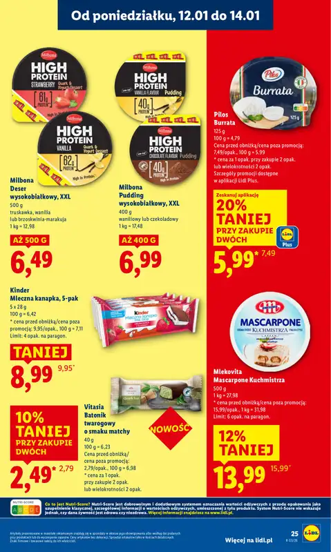 Lidl - gazetka promocyjna Oferta od poniedziałku od poniedziałku 12.01 do środy 14.01 - strona 25