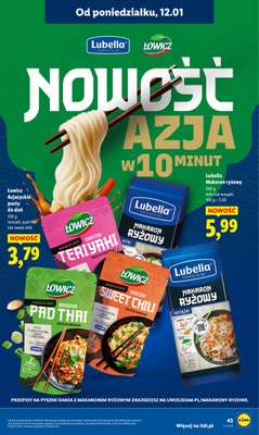 Lidl - gazetka promocyjna Oferta od poniedziałku od poniedziałku 12.01 do środy 14.01 - strona 43