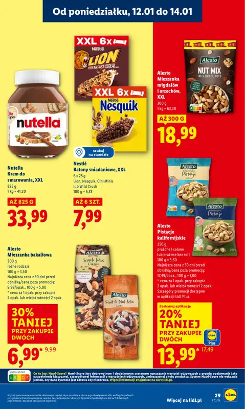 Lidl - gazetka promocyjna Oferta od poniedziałku od poniedziałku 12.01 do środy 14.01 - strona 29