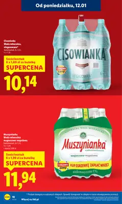 Lidl - gazetka promocyjna Oferta od poniedziałku od poniedziałku 12.01 do środy 14.01 - strona 10