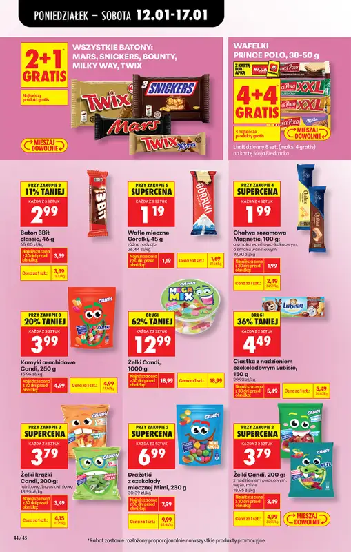 Biedronka - gazetka promocyjna Od poniedziałku od poniedziałku 12.01 do soboty 17.01 - strona 52