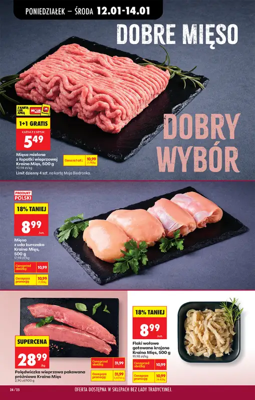 Biedronka - gazetka promocyjna Od poniedziałku od poniedziałku 12.01 do soboty 17.01 - strona 32