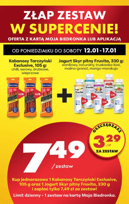 Biedronka - gazetka promocyjna Od poniedziałku, Z ladą tradycyjną od poniedziałku 12.01 do soboty 17.01 - strona 24